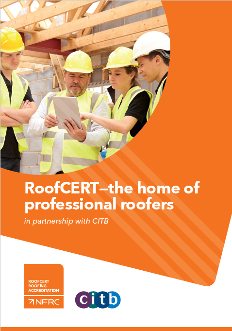 RoofCERT CITB Brochure Front Cover